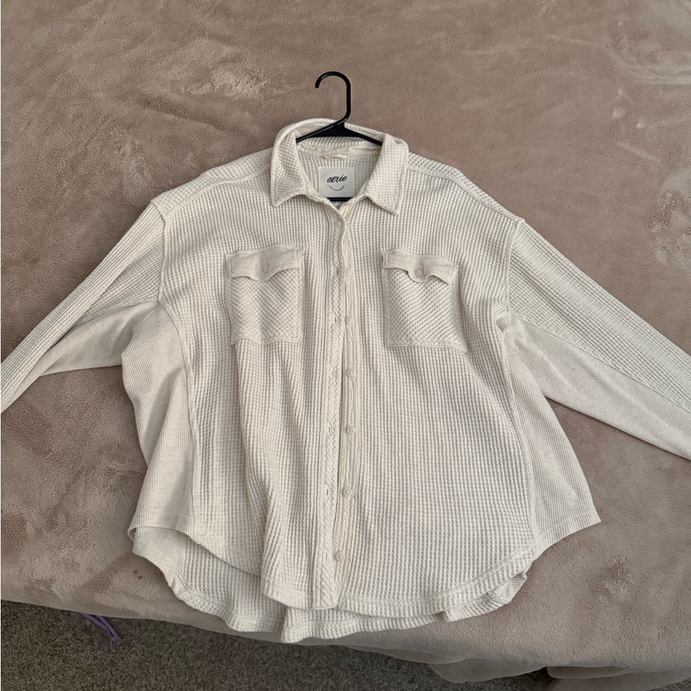 Women’s  Aerie waffle lumberjack Shirt